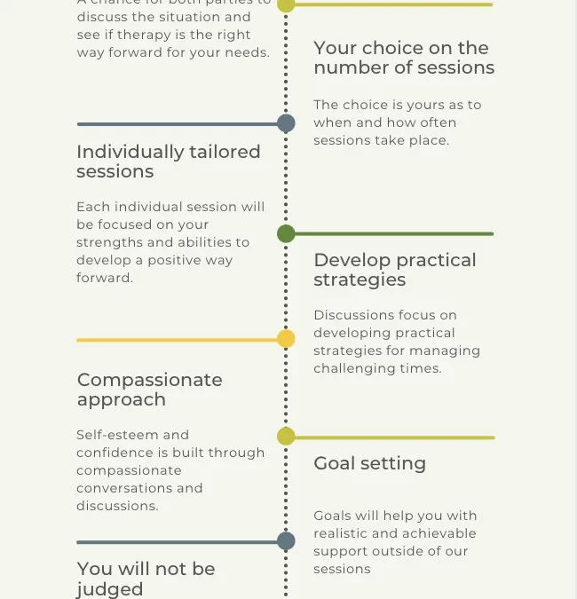 Infographic: How therapy will work with us
